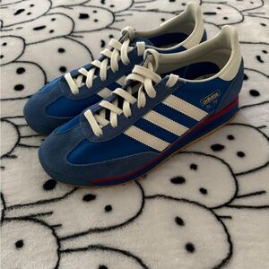 Adidas SL 72 RS Blue and White Vintage Retro Sneakers Mens 6.5